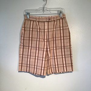 ORLY Plaid Shorts Size 8